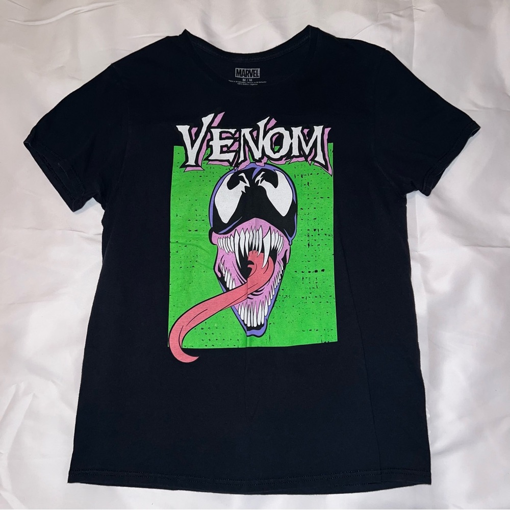 Marvel Venom Tee with Green and Pink Graphic